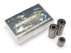 HPI HB Ve8 High Performance Full Ball Bearings Set Rubber Sealed (17 Total) by Boom Racing