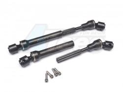 Axial SCX10 Steel Main Shaft - 1Pair Black by GPM Racing