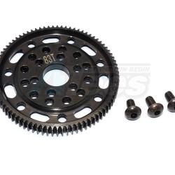 Axial SCX10 Steel #45 Spur Gear 48 Pitch 83T - 1Pc Set Black by GPM Racing