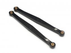 Vaterra Twin Hammers Aluminum Upper Suspension Links - 1 Pair Black by Boom Racing