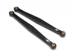 Vaterra Twin Hammers Aluminum Upper Suspension Links - 1 Pair Black by Boom Racing