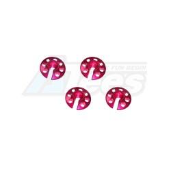 3Racing Sakura Ultimate Aluminum Spring Base Cover 14mm for KIT-UL2014 - Pink by 3Racing