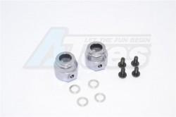 Vaterra K5 Blazer Ascender Aluminium Rear Hub Carrier - 1Pr Set Gun Metal by GPM Racing