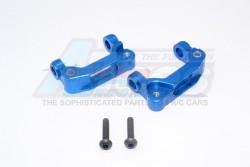 Tamiya M1025 Hummer Aluminium Front C-Hub  - 1 Pair Set Blue by GPM Racing