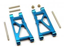 Team Associated RC18T Aluminum Front or Rear Lower Arm With Pins & Screws - 1pr Set Blue by GPM Racing