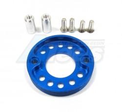 Tamiya TA02 Aluminum Modified Motor Mount for 18T - 22T Blue by GPM Racing