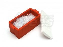 Miscellaneous All Scale Accessories - Cooler With Ice Red by Top-Shelf Hobby