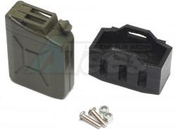 Miscellaneous All Scale Accessories - Jerry Can & Mount Army Green by Top-Shelf Hobby