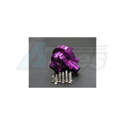 HPI Nitro MT 2 Aluminum Front / Rear Gear Box With Screws - 2pcs Set Purple by GPM Racing