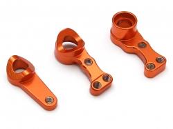 HPI Sprint 2 Aluminum Steering Assembly - 1 Set Orange by Boom Racing