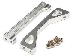 Axial SCX10 Aluminum Front Chassis Brace Holder Silver by Team Raffee Co.