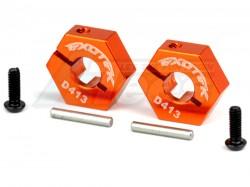 HPI D413 D413 12mm Rear Clamping Hex Set (D4) by EXOTEK Racing