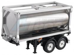 Miscellaneous All 20 Foot CNC Aluminum Oil Tank For 1/14 RC Tamiya Freightliner Cascadia Evolution Truck  by Hercules Hobby