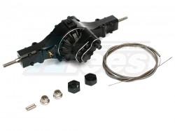 Miscellaneous All 1/14 Aluminum Powered Rear Straight Axle Differential (Lock Differential Version) by Hercules Hobby