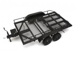 Miscellaneous All 1/10 Scale Aluminum Dual Axle Trailer For Scale Trucks & Crawlers W/ Leaf Spring by Team Raffee Co.