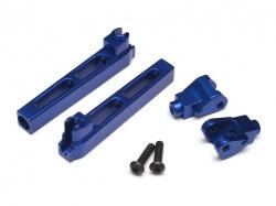 Axial Yeti Aluminum Anti-Sway Bar Arms - 1 Pair Blue by Boom Racing