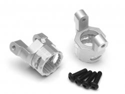 Axial Wraith Aluminum C Hub Carrier (2) Silver by Boom Racing