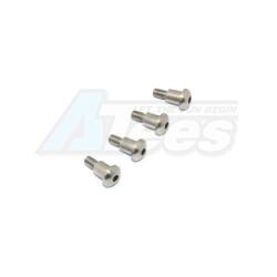 Axial SCX10 Stainless Steel King Pin Screws - 4Pcs by GPM Racing