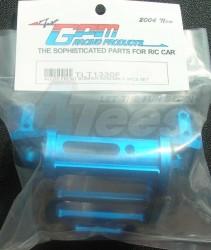 Tamiya TLT-1 Rock Buster Aluminum Front or Rear Bumper Assembly Set  Blue by GPM Racing