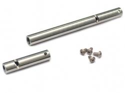 Axial Yeti Kronik™ Axle Tubes Stainless Steel for AR60 Wraith RR10 Bomber Yeti & Yeti Score (2) Silver  by Boom Racing