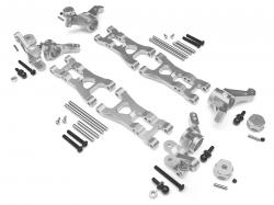 Kyosho Sandmaster Performance Combo Upgrade Set - 7 Items Silver by Boom Racing