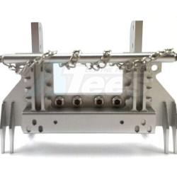 Miscellaneous All Front Bumper Animal Guard Silver For 1/14 Tamiya R620 MAN by Hercules Hobby
