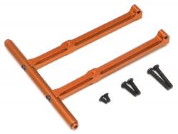 Axial Wraith Aluminum Battery Case Holder   Orange by Boom Racing