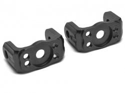 Gmade Sawback Aluminum C Hub Carrier - 1 Pair Black by Boom Racing