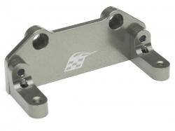 Gmade Sawback Aluminum Servo Plate - 1 Pc Gun Metal by Boom Racing