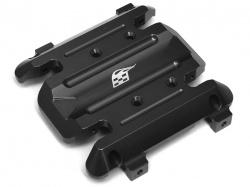 Gmade Sawback Aluminum Skid Plate with Bearings  - 1Set Black by Boom Racing