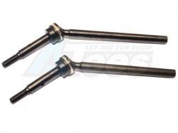Gmade Komodo Steel Front Cvd Drive Shaft (L63MM R67MM) With 31MM Cup Joint - 2Pcs Black by GPM Racing