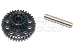 Kyosho Motorcycle Steel Main Gear - 1Pc Black by GPM Racing