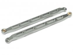 Axial Yeti XL Aluminum Rear Upper Links (2) Silver by Team Raffee Co.