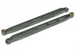 Axial Yeti XL Aluminum Rear Upper Links (2) Gun Metal by Team Raffee Co.
