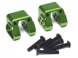 Axial Yeti XL Alumium Rear Chasssis Upper Link Mounts  Green by Team Raffee Co.