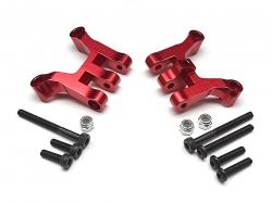 Vaterra K5 Blazer Ascender Aluminum Front & Rear Link Mount - 1 Set Red by Boom Racing