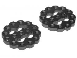 Miscellaneous All Rugged Gear Aluminum Universal Shock Ring Hoop 2Pcs Black by Boom Racing