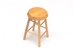 Miscellaneous All Scale Accessories Wooden Stool by Team Raffee Co.