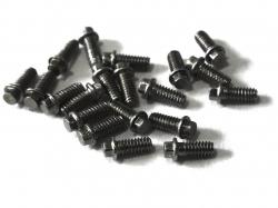 Miscellaneous All M2x4.5mm Scale Hex Bolt Wheel Screw (20) Black by Boom Racing