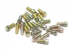 Miscellaneous All M2x4.5mm Scale Hex Bolt Wheel Screw (20) Gold Zinc Plated by Boom Racing