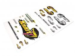 Miscellaneous All KRAIT™ Beadlock Wheels Decal Sticker Sheets (2pcs) by Boom Racing