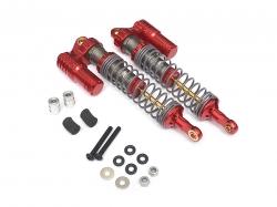 Axial SCX10 Boomerang™ Type E Aluminum Piggyback Shock Set 114mm 1 Pair Red [OFFICIAL RECON G6 SHOCKS] by Boom Racing