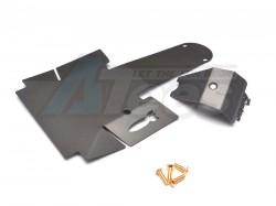 Axial RR10 Bomber Chassis Protector for RR10 Matt Black by Team DC