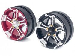 Miscellaneous All 2.2 Inch Metal Hub/ Red a pair by Team DC