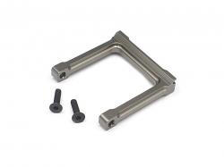 Kyosho OPTIMA 4WD Aluminum Front Bumper Mount (1) for Kyosho Optima 2016 Gun Metal by Boom Racing