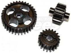 Axial Yeti XL Steel Transmission Gears - 3Pcs Black by GPM Racing