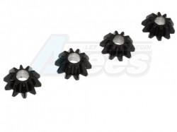 Axial Yeti XL Steel#45 Differential Gear 10T - 4Pcs Black by GPM Racing