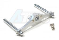 Traxxas T-Maxx 2.5 Aluminum Rear Body M0unt Plate With Post & Screws 100mm 1 Pair Set Silver by GPM Racing