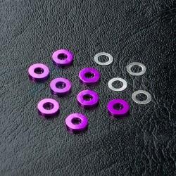 Miscellaneous All Suspension Adj. Spacer 2.5 (8) Purple by MST