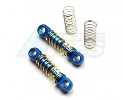 XMods Evolution Touring Aluminum Front Damper (16mm) W/ Springs - 1 Pair Blue by GPM Racing